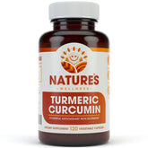 Natures Wellness Turmeric Supplement front view with 159g packaging