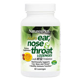 NaturesPlus Adult's Ear, Nose, and Throat Lozenges packaging front view