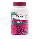 NaturesPlus Herbal Actives Red Yeast Rice 600mg tablet front view