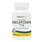 NaturesPlus Melatonin 1 mg 90 tablets front view