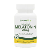 NaturesPlus Melatonin 20 mg fast-acting tablets front view