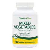 NaturesPlus Mixed Vegetables Supplement 1300mg front view