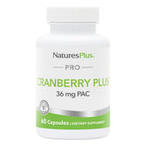 NaturesPlus PRO Cranberry Plus supplement front view with packaging