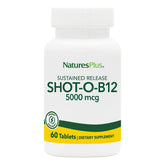 NaturesPlus Shot-O-B12 Vitamin B12 supplement front view