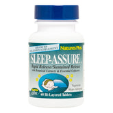 NaturesPlus Sleep Assure Herbal Blend 60 Capsules front view