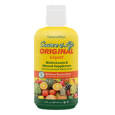 NaturesPlus Source of Life Liquid Multivitamin 1089g tropical fruit flavour front view