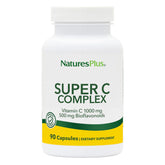 NaturesPlus Super C Complex Vitamin C 1000mg capsule bottle front view