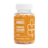 NaturesPlus Turmeric Curcumin Gummies front view with packaging