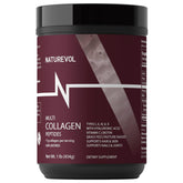 NATUREVOL Collagen Powder 454g front view packaging