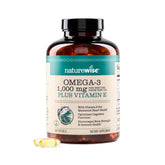 NatureWise Omega-3 Fish Oil Softgels front view with packaging