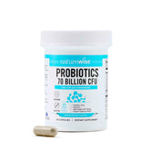 NatureWise Probiotics 70 Billion CFU bottle front view