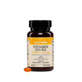 NatureWise Vegan D3 + K2 Softgels front view with packaging