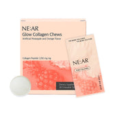 NE:AR Collagen Chews pineapple flavour front view