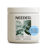 Needed. Plant-Based Omega-3 Supplement bottle front view