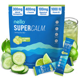 Nello SuperCalm Drink Mix cucumber lime flavour packet front view