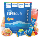 Nello SuperCalm Sleep Supplement rainbow sherbet flavour front view