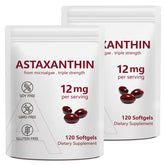 NenMaoKeNu Astaxanthin Softgels 12mg bottle front view