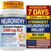 Nerve Guard Alpha Lipoic Acid Supplement 2400mg front view