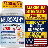 Nerve Guard Alpha Lipoic Acid supplement bottle front view