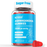 NEVISS Ashwagandha Gummies front view with packaging
