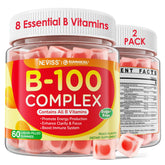 NEVISS B100 Complex Gummies front view with packaging