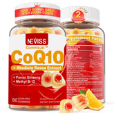 NEVISS CoQ10 Gummies 200mg front view of packaging