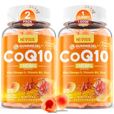 NEVISS CoQ10 Gummies 250mg front view with packaging