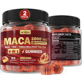 NEVISS Maca Gummies with Ashwagandha front view