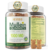 NEVISS Mullein Leaf Gummies front view with packaging