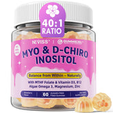 NEVISS Myo Inositol & D Chiro Inositol Gummies front view