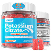NEVISS Potassium Magnesium Gummies front view with packaging