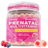 NEVISS Prenatal Vitamins Gummies front view with packaging