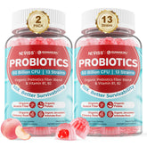 NEVISS Probiotic Gummies front view with peach flavour