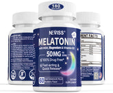 NEVISS Sleep Supplement 50mg Melatonin 9-in-1 Formula front view