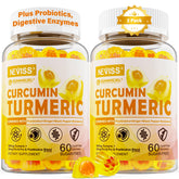 NEVISS Turmeric Gummies 500mg front view with packaging
