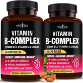 NEW AGE B-Complex Vitamins 168g front view with label