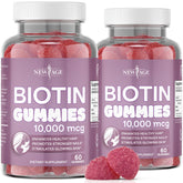 NEW AGE Biotin Gummies 120 count bottle front view