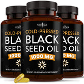 NEW AGE Black Seed Oil 1000 mg supplement front view