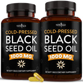 NEW AGE Black Seed Oil 1000mg capsule bottle front view