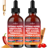 NEW AGE Cayenne Pepper Liquid Drops front view with label