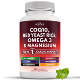 NEW AGE CoQ10 Red Yeast Rice Supplement 200mg front view