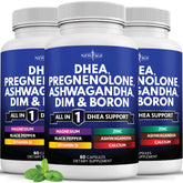 NEW AGE DHEA Supplement Capsules front view