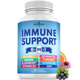 NEW AGE Echinacea daily wellness Support Capsules front view