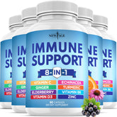 NEW AGE Echinacea daily wellness Support Capsules front view