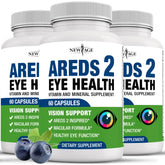 NEW AGE Eye Health Supplements 180 Count Capsules front view