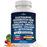 NEW AGE Glucosamine Chondroitin MSM Supplement front view
