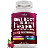 NEW AGE Grape Seed Extract & Beet Root NO2 Blend front view