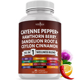NEW AGE Hawthorn Berry Extract Capsules front view