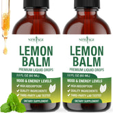 NEW AGE Lemon Balm Drops front view with dropper