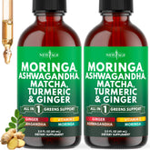 NEW AGE Moringa Supplement Drops front view with packaging